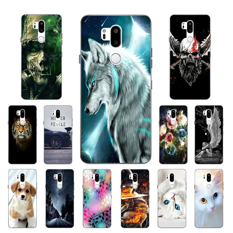 Чехол для телефона LG G7 ThinQ Fashion Shell Coque из мягкого прозрачного силикона с тонким дизайном из TPU на задней крышке.