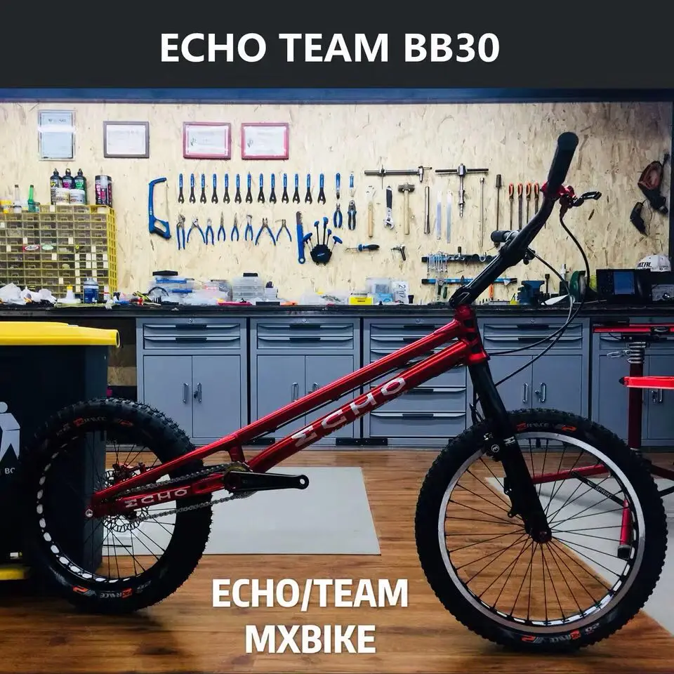 Newest ECHOBIKE TEAM 20 дюймовый пробный велосипед детали из титанового сплава Карбоновая