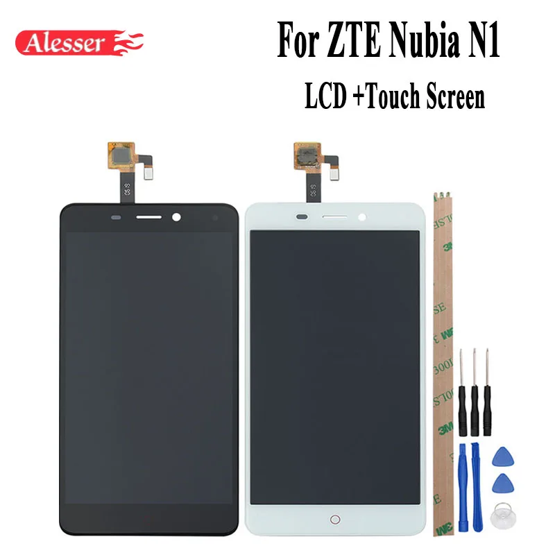 Alesser для zte Nubia N1 ЖК дисплей Дисплей + Сенсорный экран в сборе запасные Запчасти 5