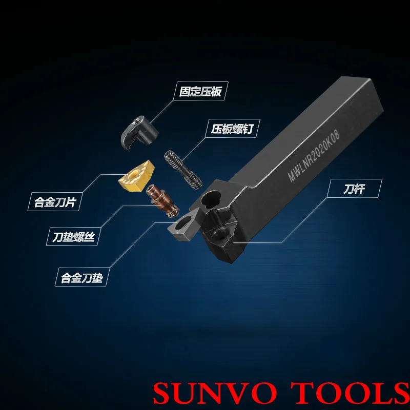 MWLNR3232P08/MWLNL3232P08 MWLNR MWLNL 3232P08 CNC External turning tools Use WNMG080408 insert MWLNR3232P08 MWLNL3232P08 | Инструменты