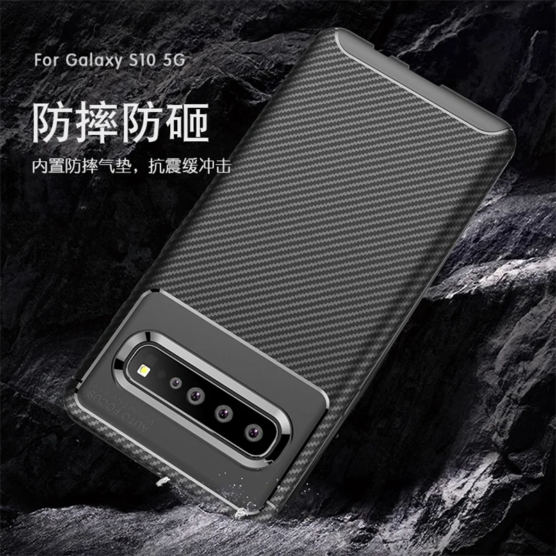 On For Samsung Galaxy S10 5G Case cover Protect soft silicone pouch phone SamsungS10 S105G S 10 case |