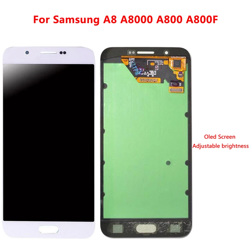 100% протестированный AMOLED ЖК дисплей для Samsung Galaxy A8 A800 A8000 A800F телефонные дисплеи