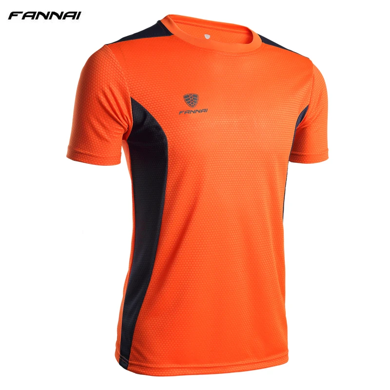 Summer Style T Shirt New Soccer Jersey Running Fitness Quick Dry Slim Fit T-shirts Short-Sleeve top Sports t shirt For Men XXXL | Спорт и
