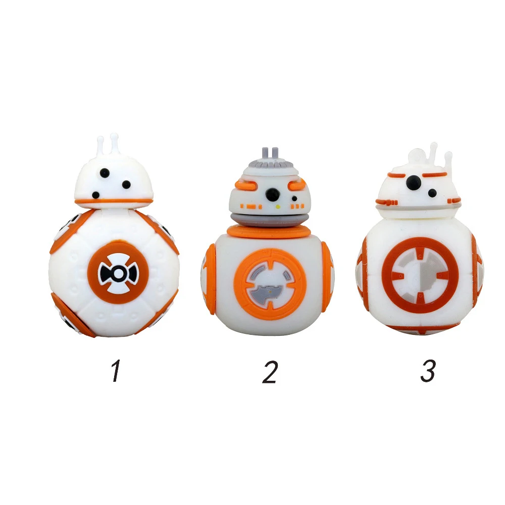 Usb флеш-накопитель, 64 ГБ, Звездные войны, BB-8, флеш-накопитель, 32 ГБ, флешка, 16 ГБ, 8 ГБ, 4 Гб, Usb 2,0, мультяшный робот, карта памяти, накопитель, мини usb-накопитель