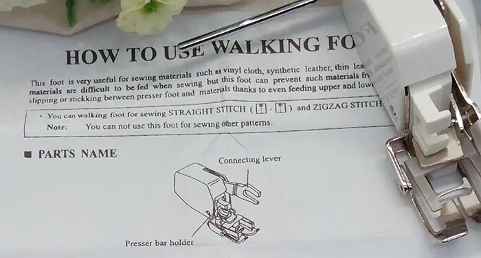 Внутренняя швейная машина ходовая ступня 10449 Вт/7 мм с низким хвостовиком и