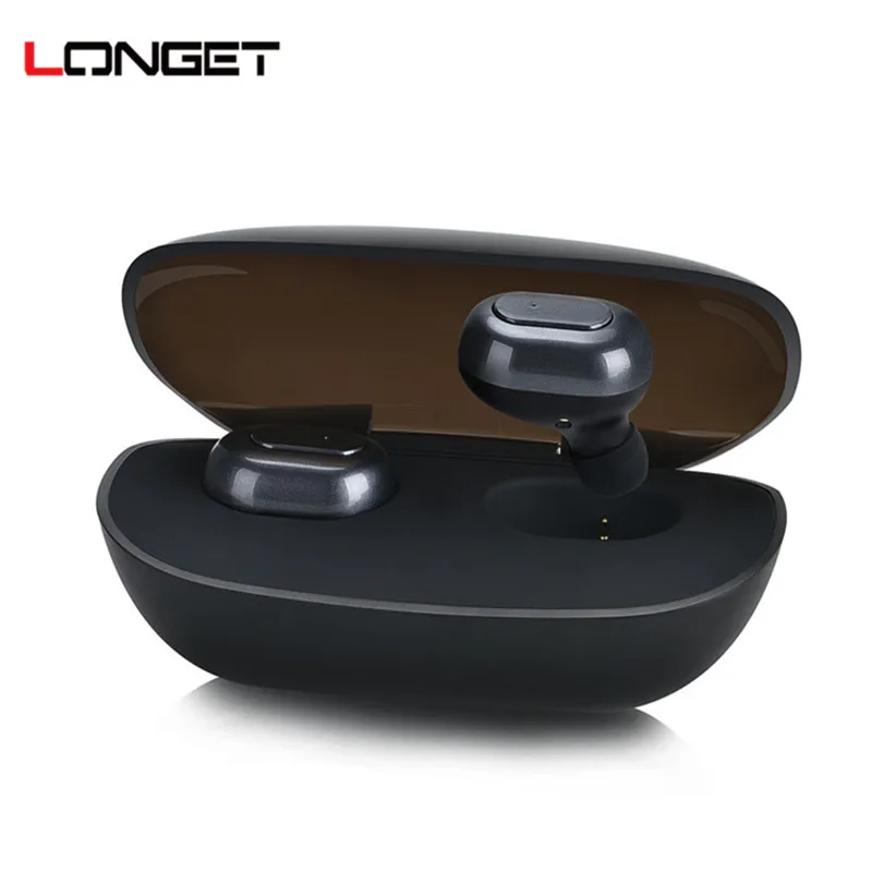 LONGET беспроводные Bluetooth наушники маленькие Беспроводные с микрофоном и зарядкой