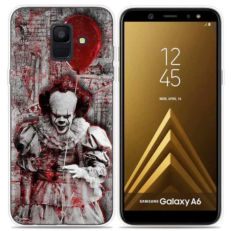 09 Джокера клоун ужас принт чехол для samsung Galaxy Note 8 9 J4 J6 J8 A6 A8 A7 A9 Star Lite S8 S9 плюс Винтаж крышка чехол - Цвет: 09