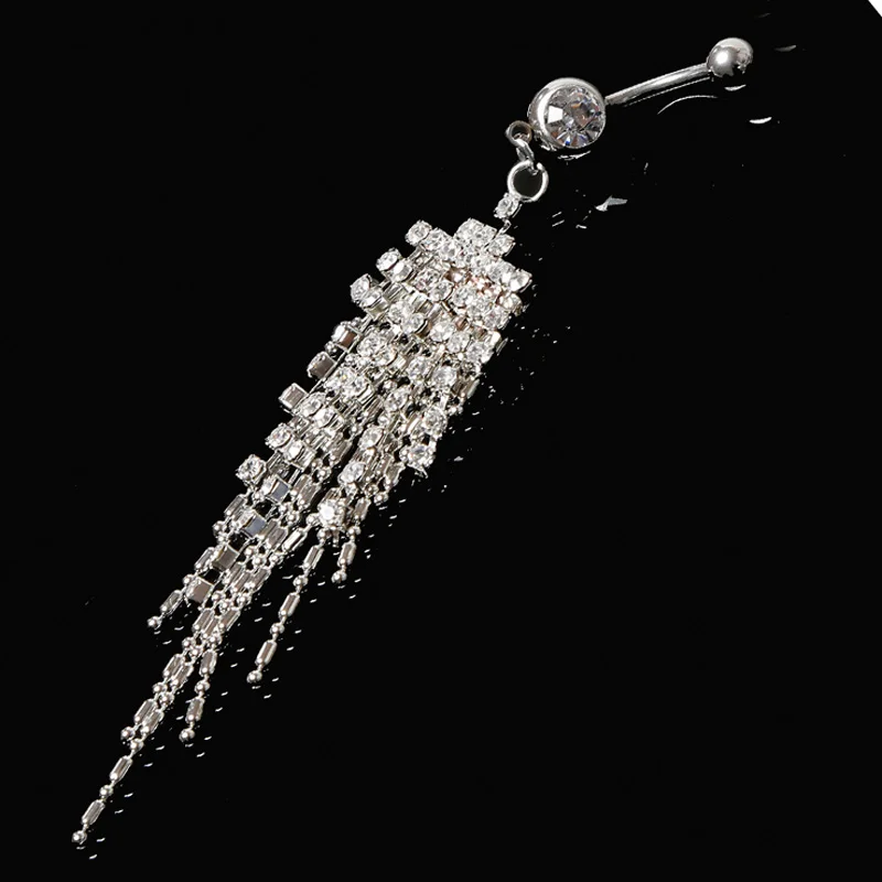 Fashion Hot Sexy Titanium Steel Navel Piercing Body Jewelry Belly Claw Chain Tassel Nail Acrylic For Women Accessories | Украшения и