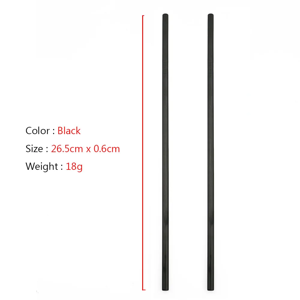 26.5cm Upright Black Jashii 2 шт./упак. красочное питье соломинки 304 Нержавеющая сталь прямые и изогнутые многоразового использования с кистью фрукты juicetea Кофе инструменты - Цвет: 26.5cm Upright Black