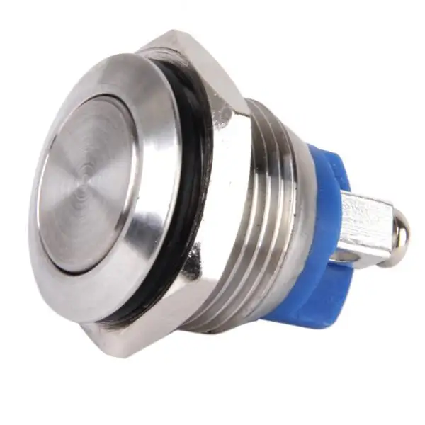 1 шт. нержавеющая сталь Мгновенный Кнопочный рупорный переключатель для дверного