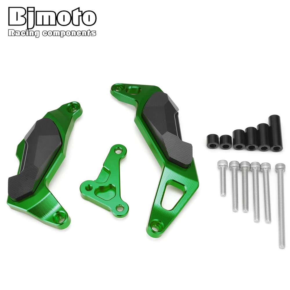 BJMOTO для Kawasaki Ninja 400 2018 2019 CNC защита двигателя левый и правый Корпус слайдер крышка
