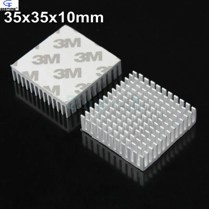 Gdstime 10 шт. северомост 35x35x10 мм алюминиевый чип Heasink IC ЦП 35 x электронный радиатор|heat