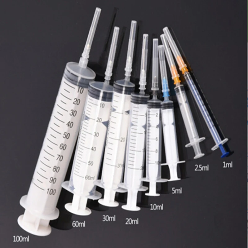 

2.5/5/10/20/25/30/50/100ML Refilled Industrial Screw Type Hand Push Glue Industrial Dispensing Syringe