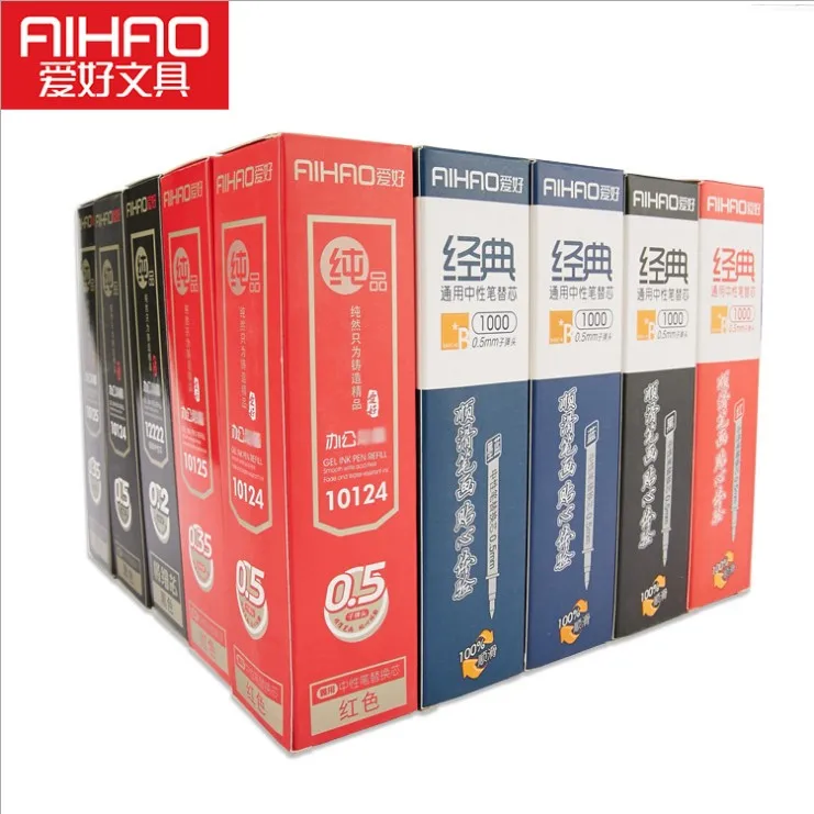 AIHAO 20 шт./партия гель-краска refilles пули и крошечные отверстия карандашные Тип