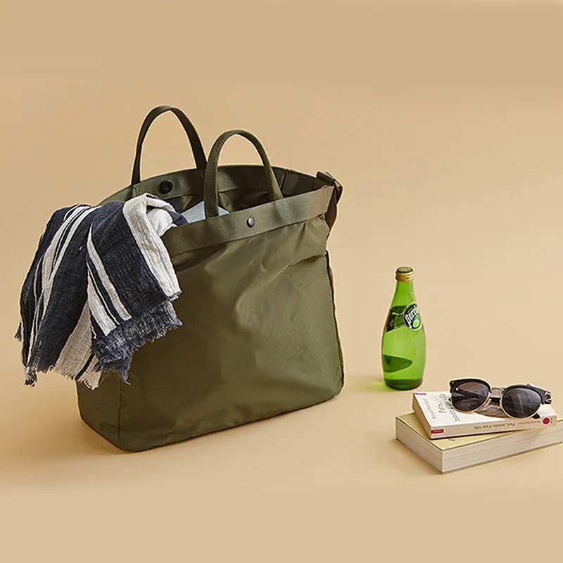 Waterproof Gym Bag Nylon Man Women Totes Sport Bag Travel Luggage Fitness Bag Shoulder Bag - Цвет: green