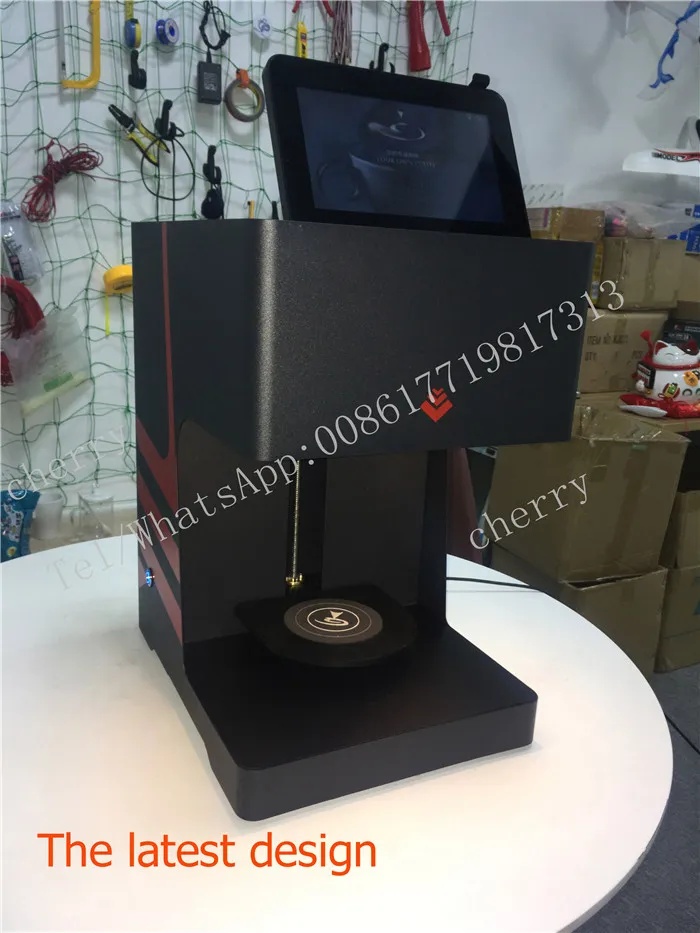Коммерческий CE сертификат латте искусство кофе принтер 3d еда printering машина для