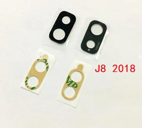 100 шт. Оригинальный стеклянный объектив задней камеры для Samsung Galaxy J4 J400 J6 j600 Plus J410