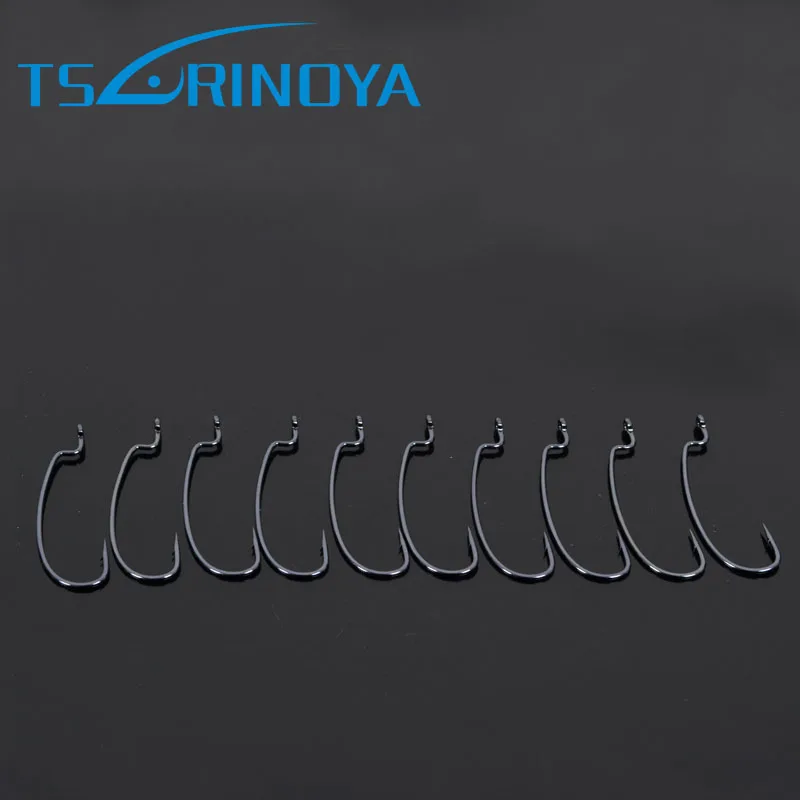 TSURINOYA 20 шт. 1 #2 # рыболовный крючок из углеродистой стали оригинальные цветные