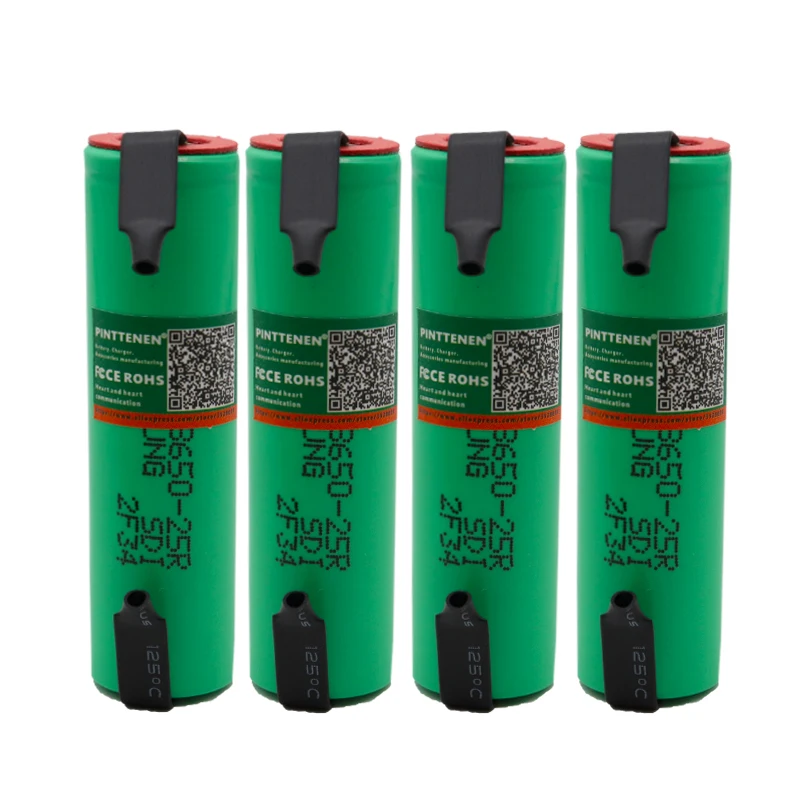 100% оригинал 2500mAh 18650 батарея INR18650 25R 3 6 V литий-ионная разрядка 20A специальная