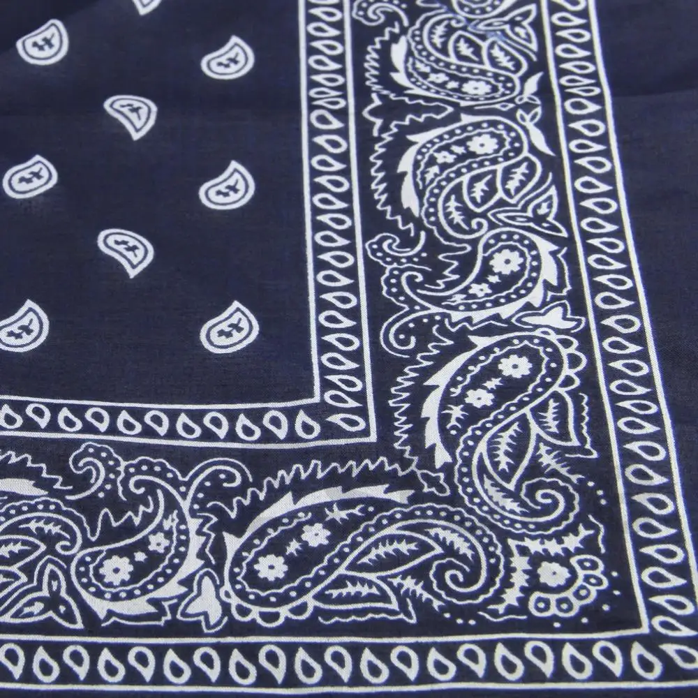 Hot 1pcs Cotton Paisley Bandana HeadWrap Hair wrap Double Side Print 1 pc Scarf Headband |