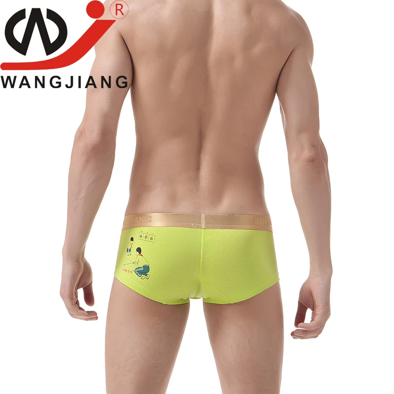 WJ Мужское нижнее белье боксеры Calzoncillos Cueca шорты мужские трусы брендовые
