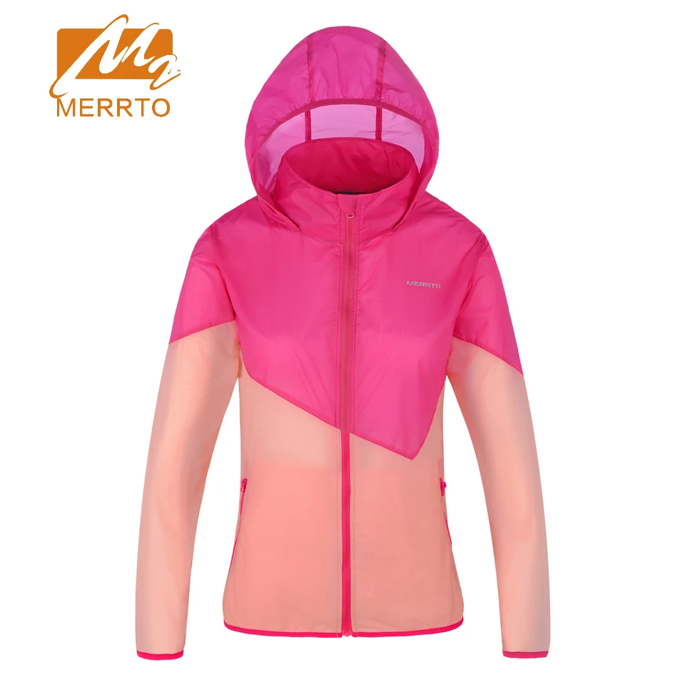 Merrto outdoor Women's ultra-light Sports Skin Jackets Waterproof Windproof Sun-Protective Outwear Anti-UV Thin section coat | Спорт и