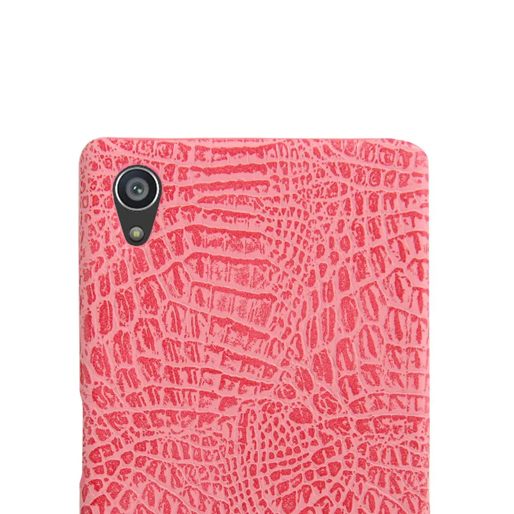 Защитный чехол из крокодиловой кожи для SONY Xperia Z5 premium Жесткий Чехол поликарбоната