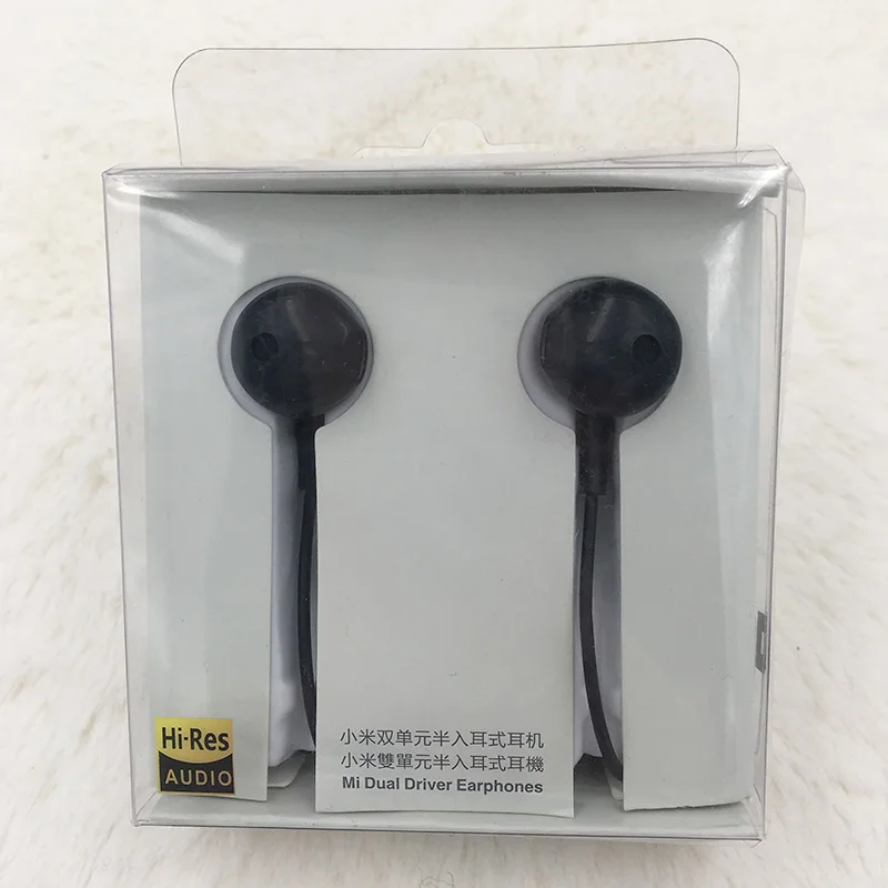 black Xiaomi Hybrid Dual Driver BASS 3,5 мм Универсальные наушники-вкладыши с микрофоном для Xiaomi 9Pro Redmi 8 8A 7 7A 6 5 Note 8 7 Pro - Цвет: black