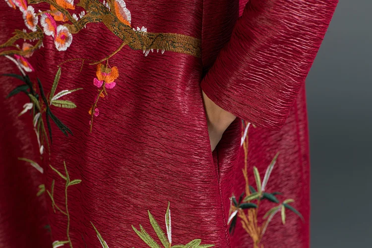 2018 осеннее новое платье для мамы и дочки среднего возраста пальто длинные секции