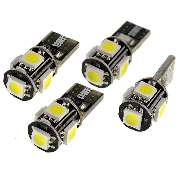 10x Canbus T10 5 Smd 5050 светодиодный ошибок автомобильный индикатор дверная лампа авто