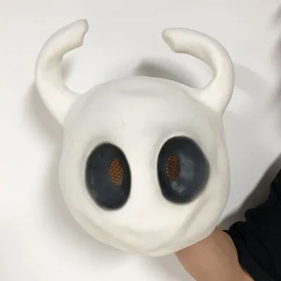 Новая модная пустотелая маска рыцаря косплей игра забавная Изысканная маска из белого латекса Шлем Хэллоуин забавная сложная вечерние Уникальная маска - Цвет: mask