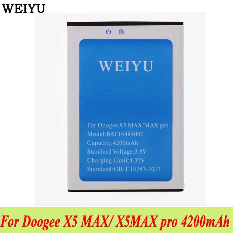 4200 мАч Для DOOGEE X5 MAX X5 MAX Pro аккумулятор для мобильного телефона высокое качество запасная батарея