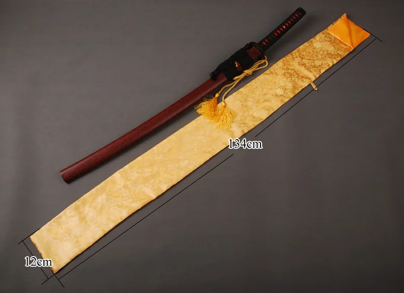 Высококачественная мягкая и нежная сумка с желтым мечом для японского