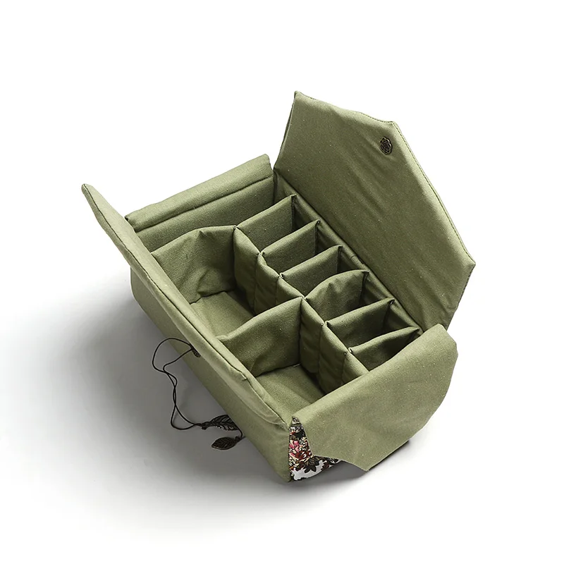 Пакеты для хранения чая в Королевском Стиле дорожные пакеты из хлопка и льна с