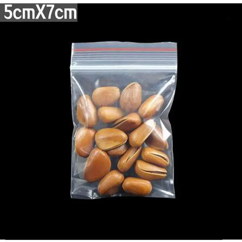 100 шт/новый прозрачный пластиковый пакет многоразовое хранилище мешок/семейная