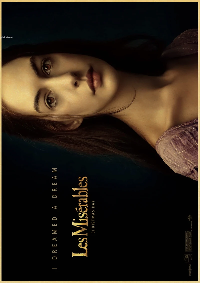 Les Miserables плакат с Оскаром ретро крафт бумага декоративные наклейки на стену|wall