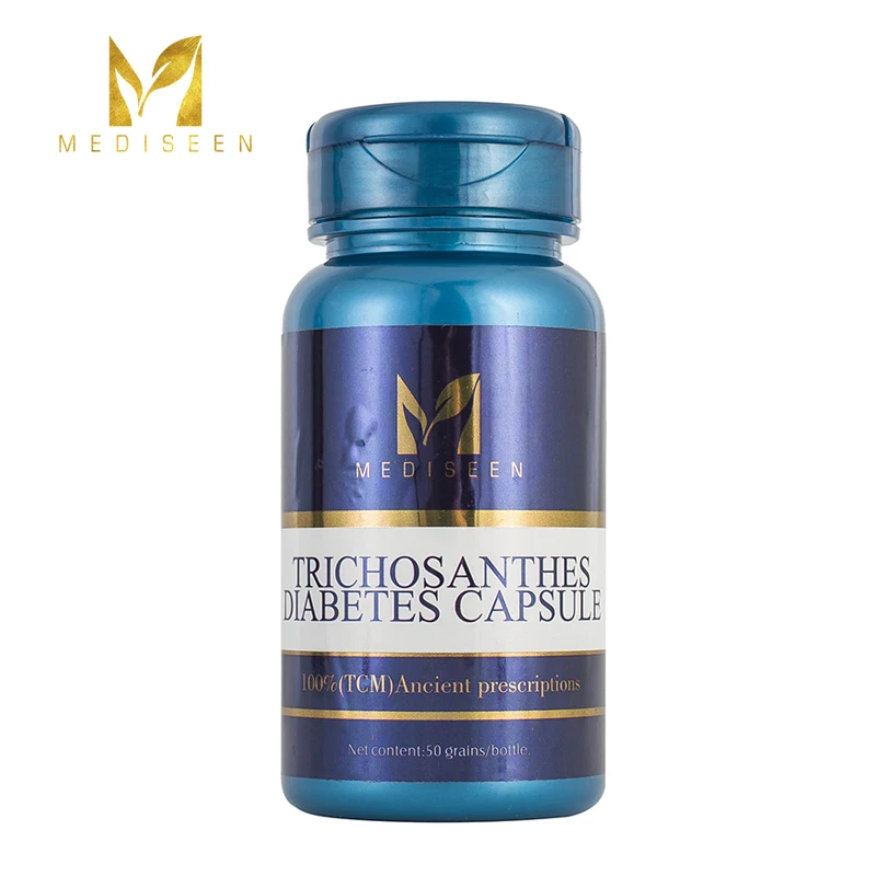 

Mediseen Trichosanthes капсулы от диабета, улучшает острый и хронический диабет, способствует расстройству глюкозы и липидов