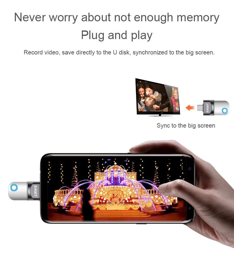 EAGET EZ02-T type-C адаптер Micro USB3.0 адаптер конвертер type C USB оборудование для поддержки данных с интерфейсом type-C