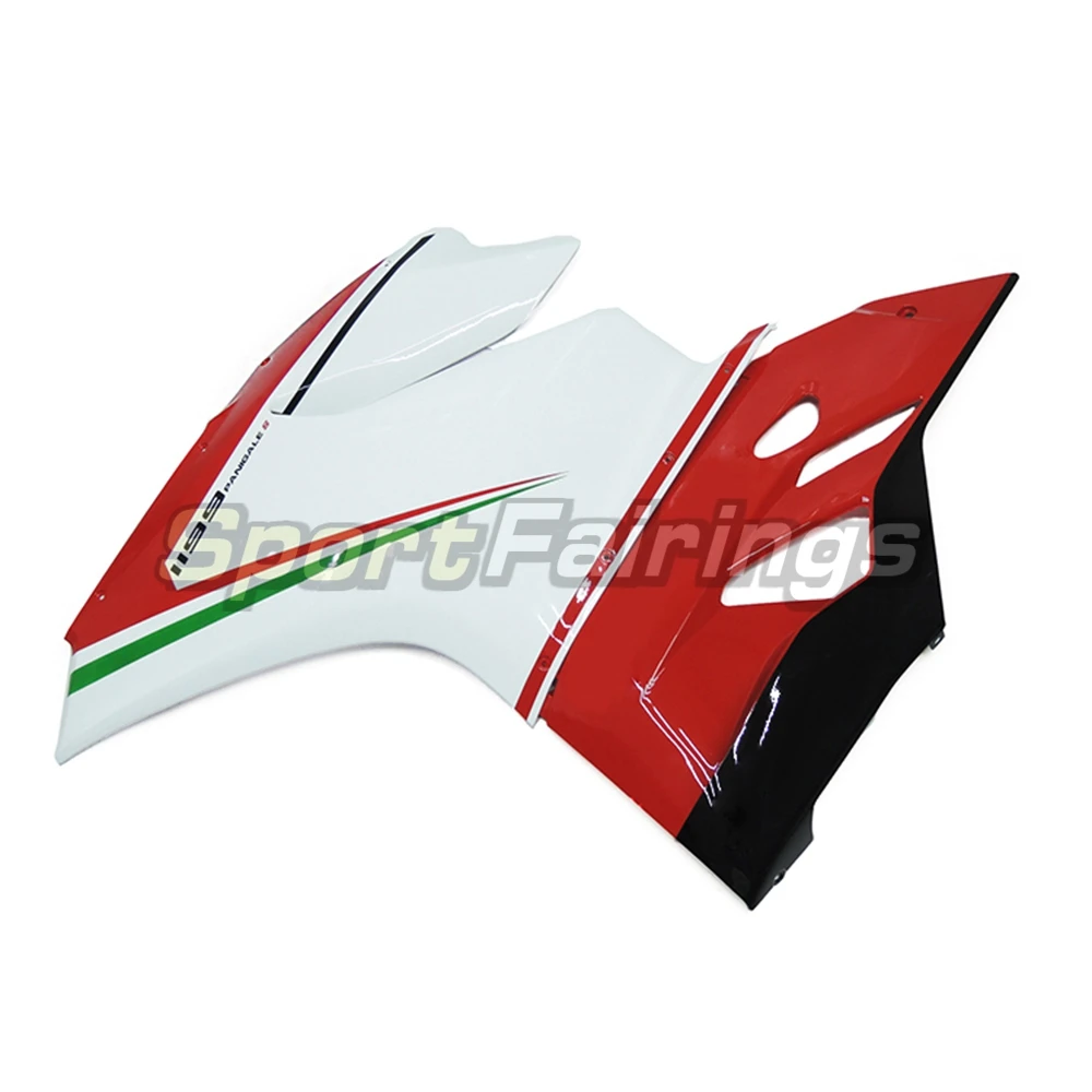 Обтекатель (спойлер) для Ducati 899 1199 1199s 12 13 2012 2013 пластик ABS триколор белый.|plastic