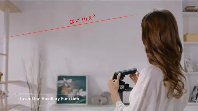 Mileseey R2/R2B Bluetooth лазерный дальномер лазер лазерный дальномер с линейкой Дальномер Рулетка