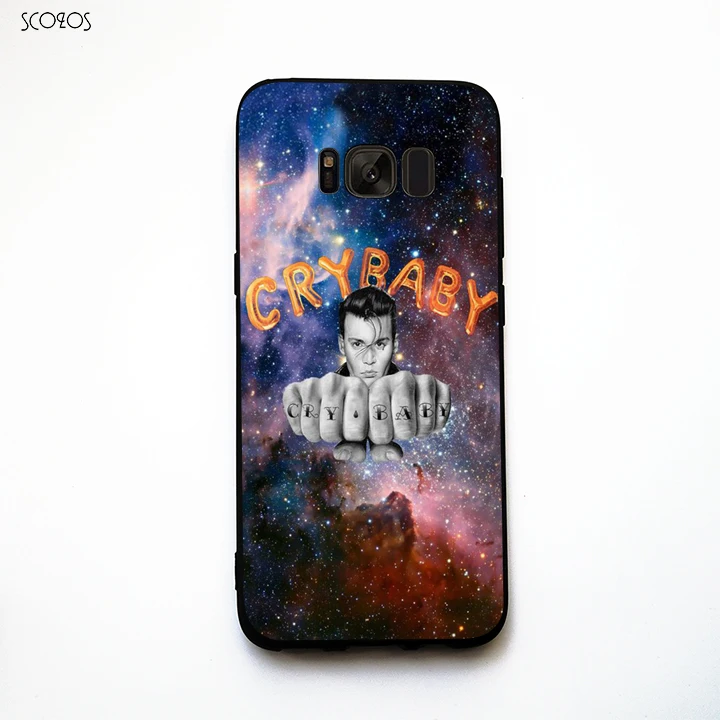 SCOZOS плакать и надписью Love для Туманность мягкий чехол телефона Samsung Galaxy S6 S7 край S8
