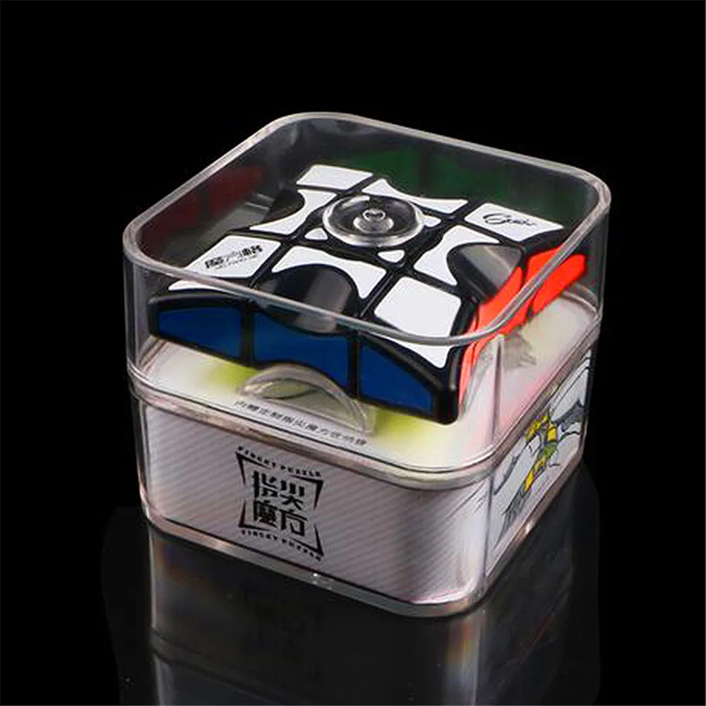 QIYI Fingertip магический куб 1x3x3 гироскоп термальная передача Головоломка Куб