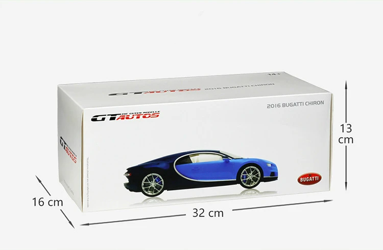 

Welly GTA 1:18 Bugatti Chiron 2016 Diecast Model Car