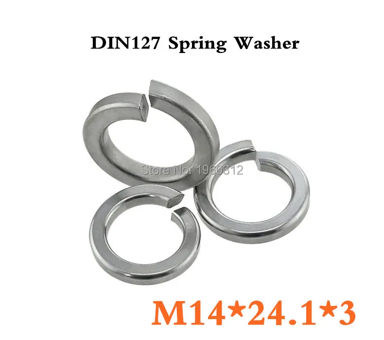 200 шт./лот DIN127 M14 пружинная шайба A2 из нержавеющей стали|spring washer|stainless steel washerstainless