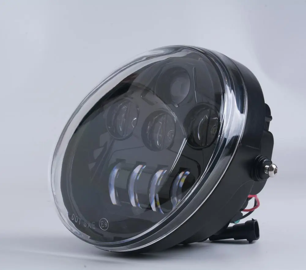 E9 DOT VRSC/V ROD светодиодные фары с дневным ходовым светом vrod овальные для V Rod VRSCF VRSC VRSCR
