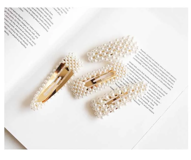 Женская заколка для волос с жемчугом | Украшения и аксессуары