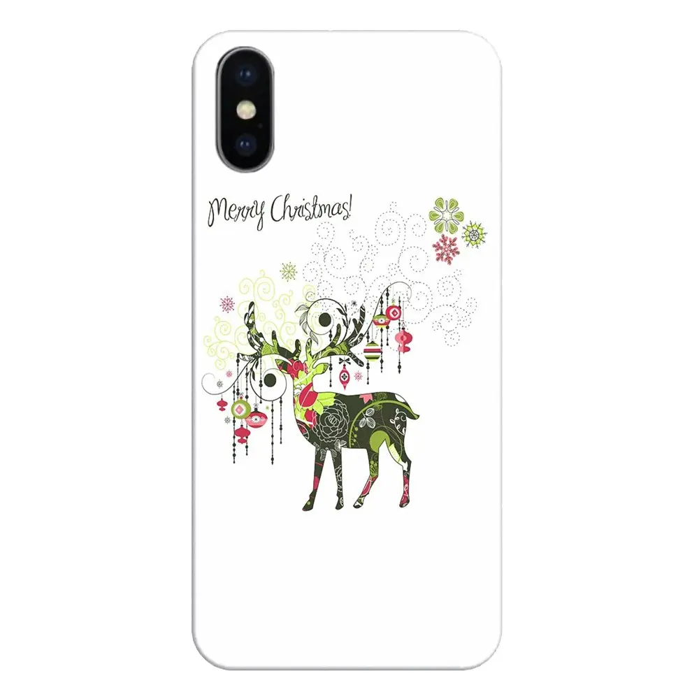 For Huawei Honor 5A LYO-L21 Y6 II Compact Y5 2 Y5II Mate 10 Lite Nova 2i 9i Beautiful Christmas deer flower Soft Case Cover |