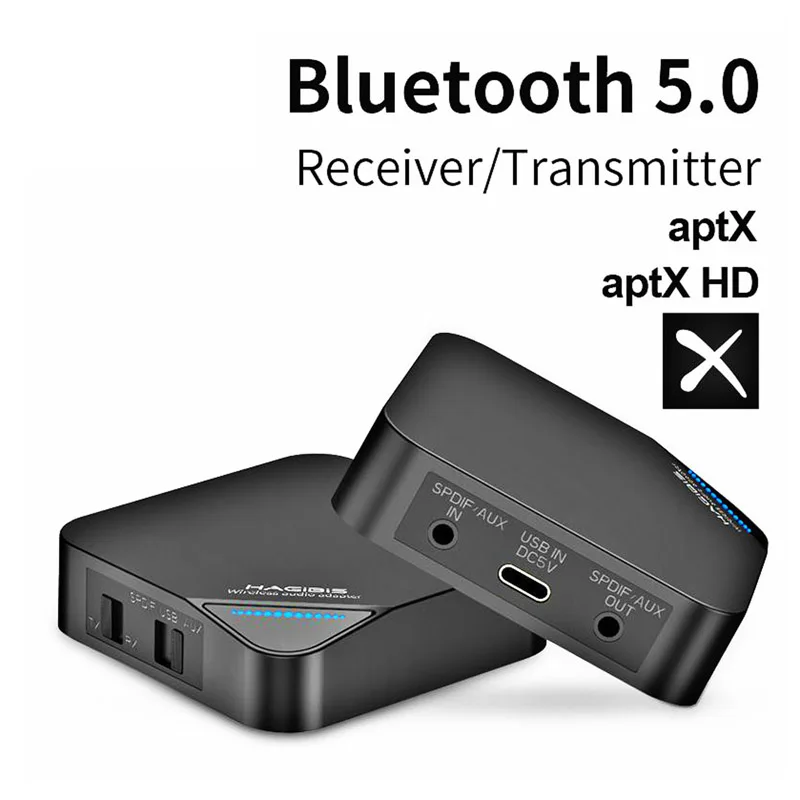 Bluetooth 5 0 приемник передатчик 2 в 1 беспроводной aptX HD аудио 3 мм AUX/SPDIF/type C адаптер для