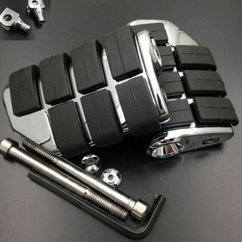 2x хромированная резиновая заготовка заднего колышка для Kawasaki Vulcan 1500 1600 800 Classic |
