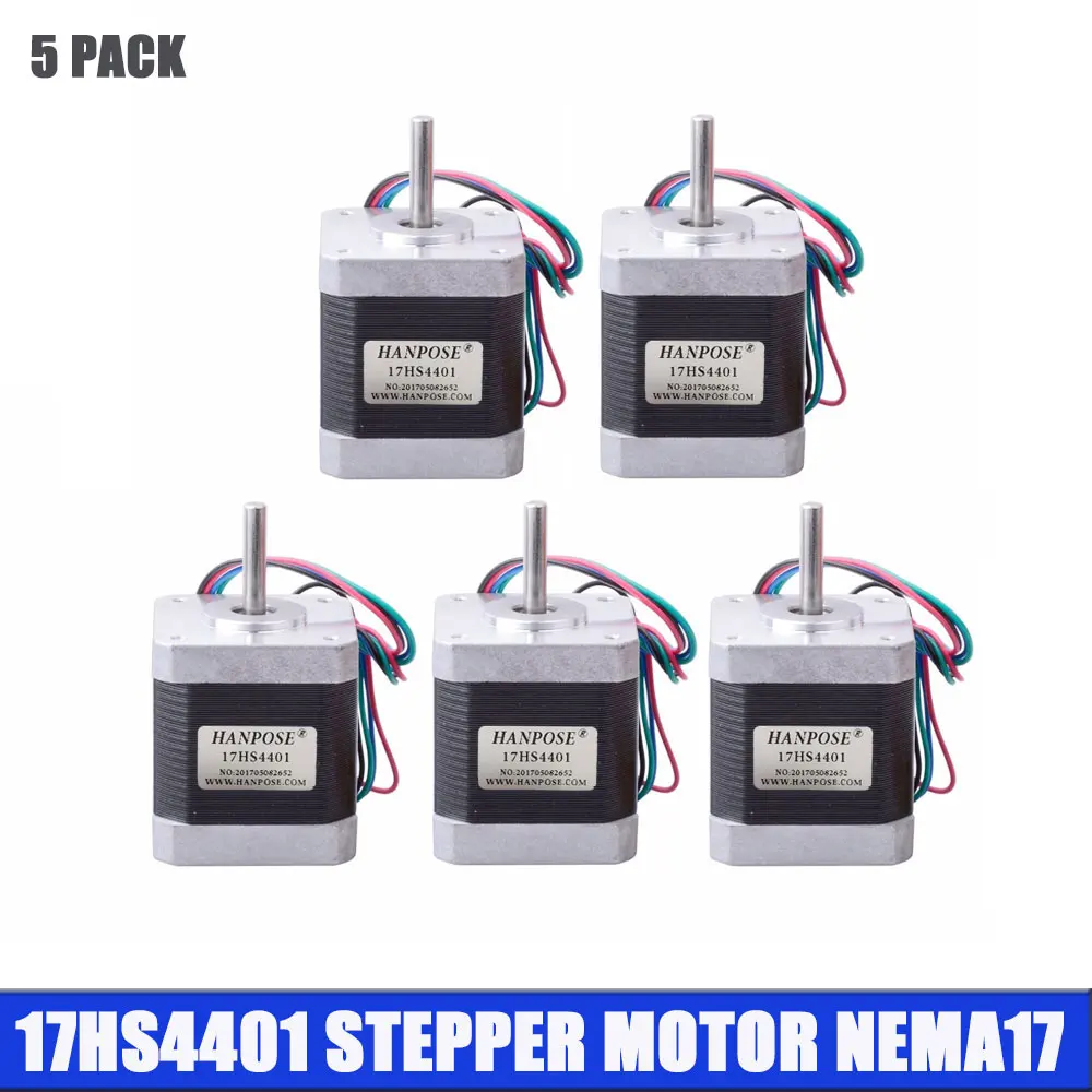 Бесплатная доставка шаговый двигатель 4-lead 1 7a 17HS4401 Nema17 для 3D-принтера 42 L-образный
